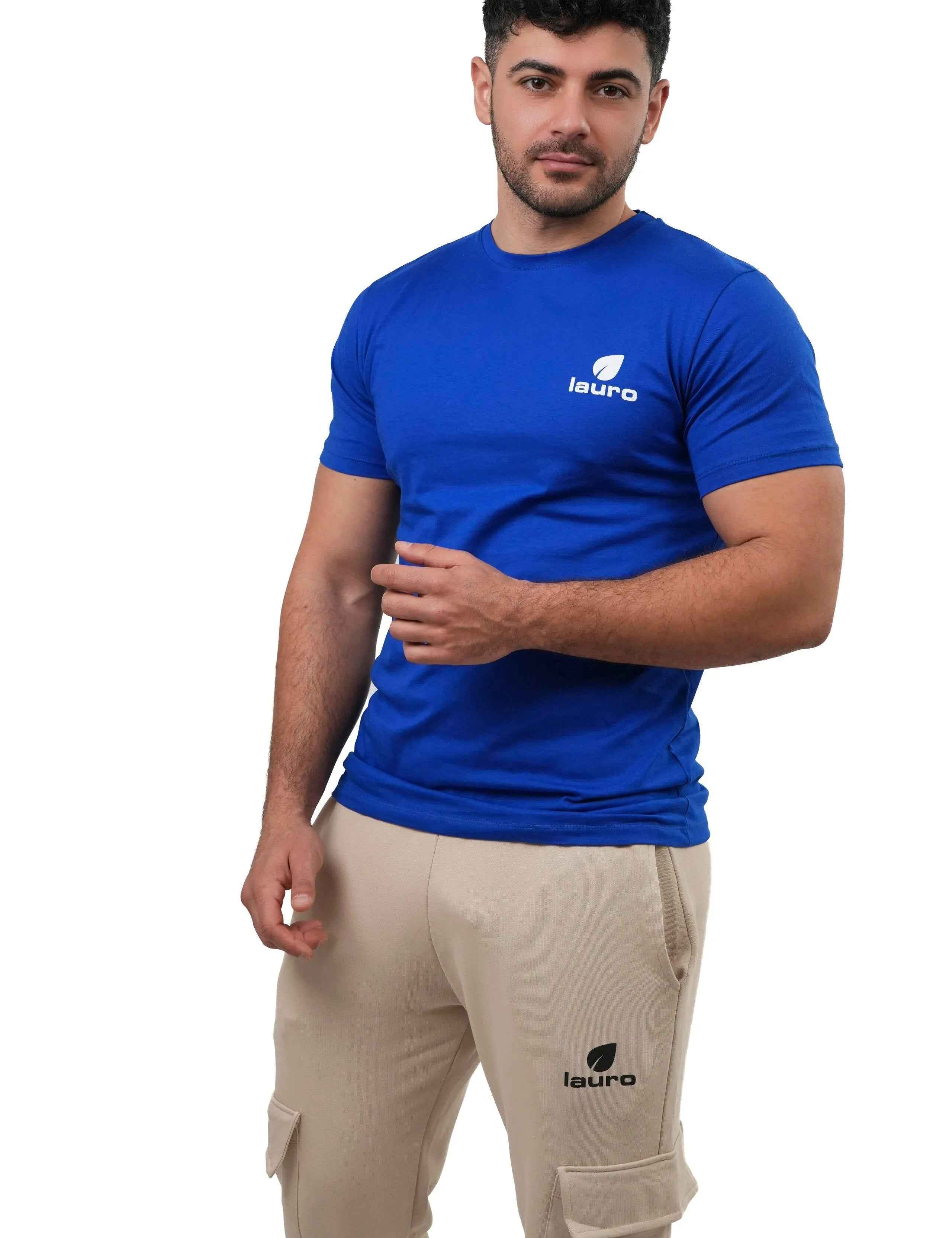 T-shirt Uomo Cotone 100% Basic 180 GSM Regular Fit – Modello LS-2103 - Lauro Sport